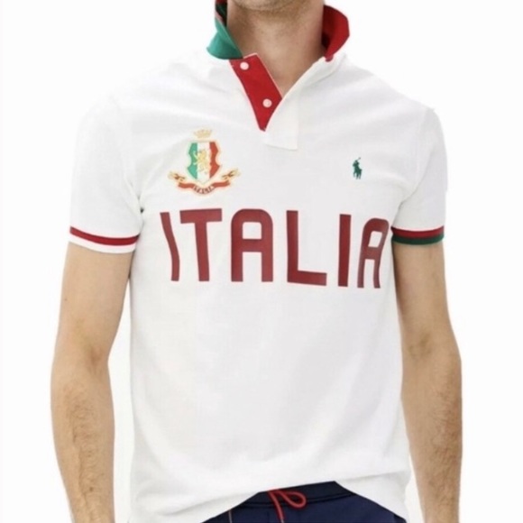 NWT✨Polo Ralph Lauren Italia Polo ShortSleeve Rare - Picture 11 of 12